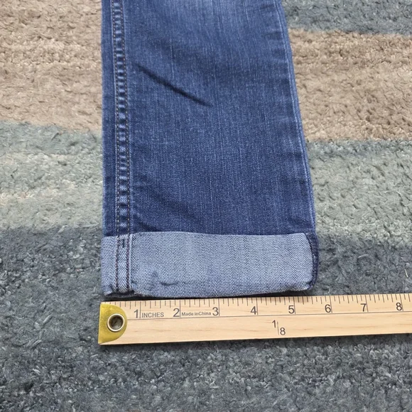 Hudson Jeans Womens 26 Dark Wash Distressed Skinny - Picture 13 of 14